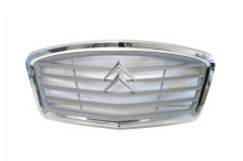 Maska šedá s chromovaným rámečkem