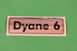Dyane 6 - Typový štítek 