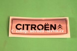 CITROEN - Typový štítek - Dyane 6 