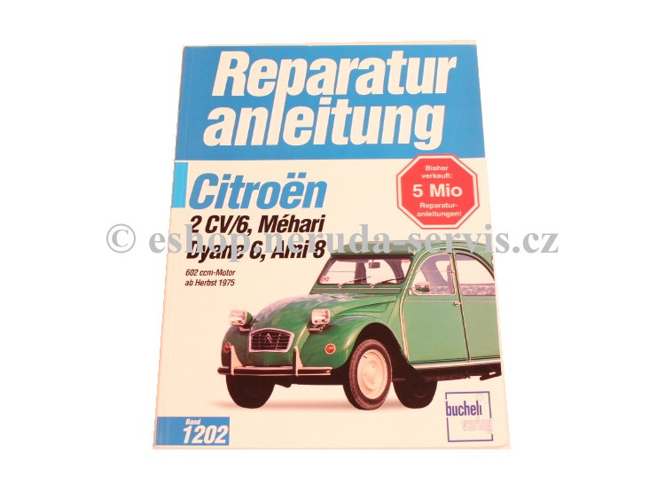 Dílenská příručka 2CV - německy, použitá - NEDOSTUPNÁ