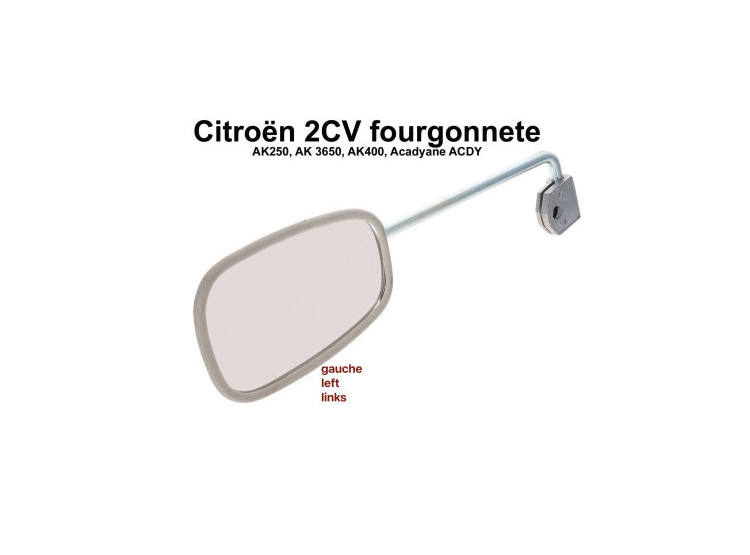 Zpětné zrcátko Citroën, AK / ACADY - levé
