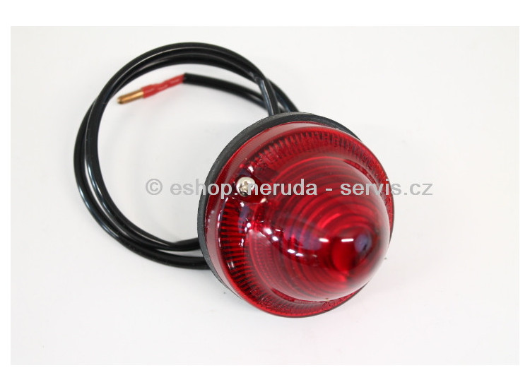 Koncová lampa červená - kulatá - AK