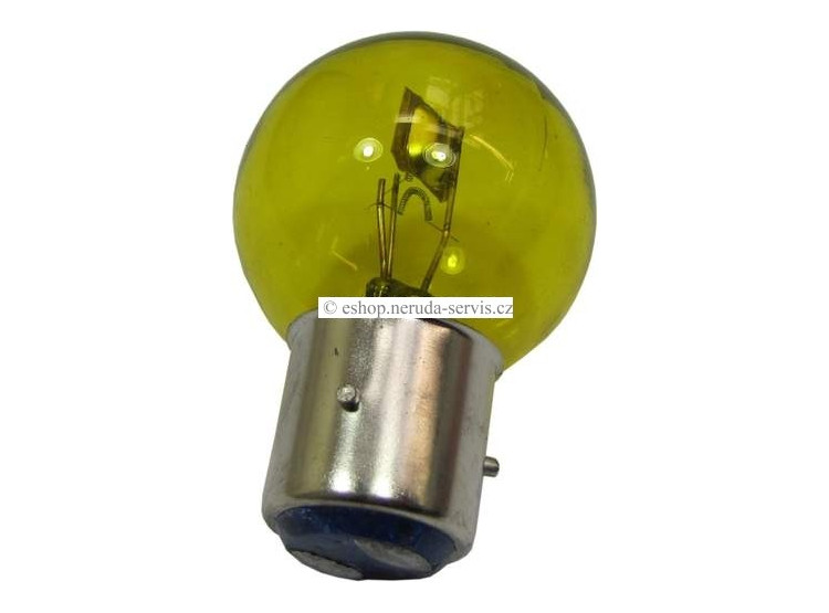 Žárovka hlavního světlometu BA21d - 12 V, 45/40 W, žlutá