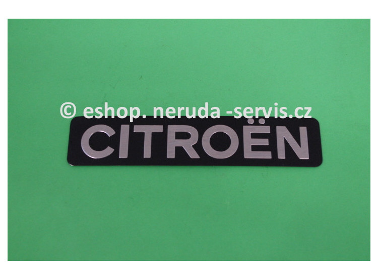 Typový štítek automobilky Citroën