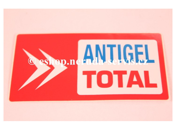 Nálepka chladící kapaliny "TOTAL"