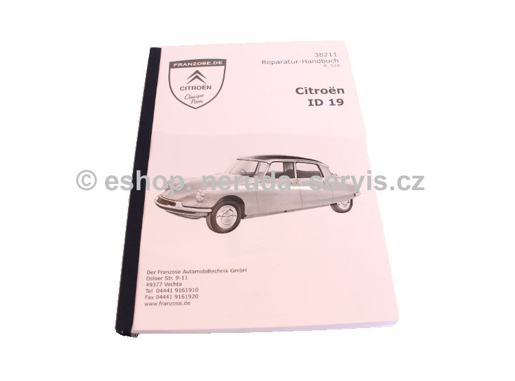 Originální manual - servisní - ID19