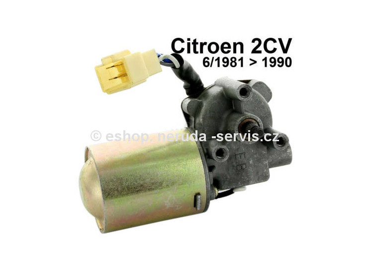 Motorek stěrače kulatý, 12 voltů 1981 →