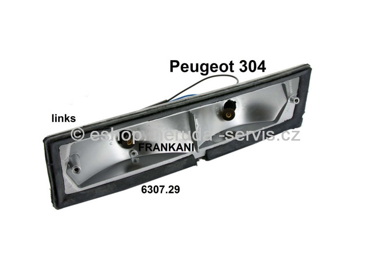 Blinkr přední levý, socked bez skla - Peugeot 304