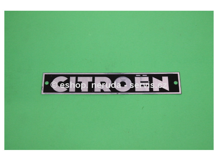 Znak „CITROEN“ - zadní nárazník - 2CVAlt