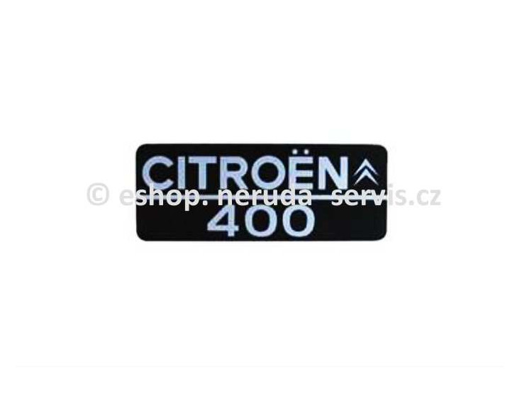 Emblém "Citroen 400"