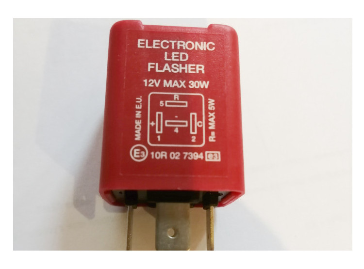 Přerušovač blinkrů 12V LED čtyři póly
