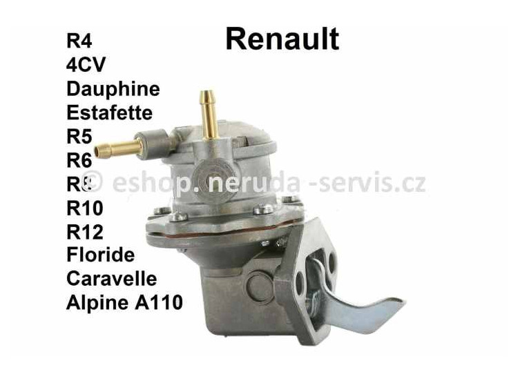 Benzínové čerpadlo - Renault R4