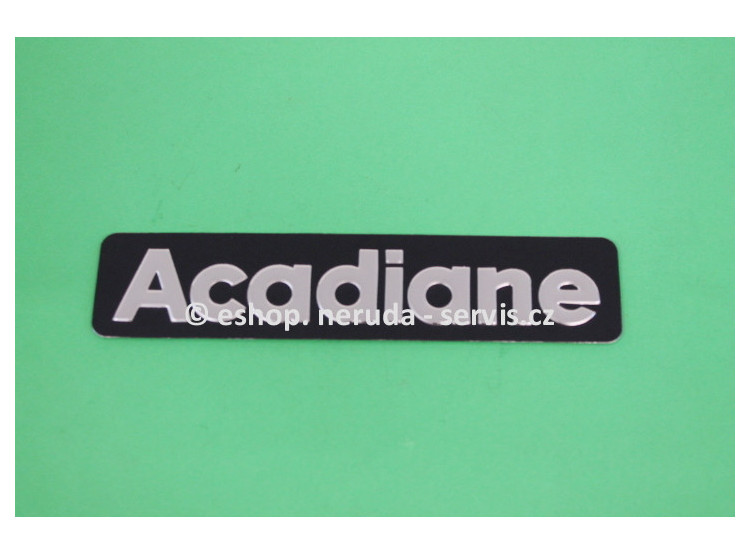 Typový štítek Acadiane