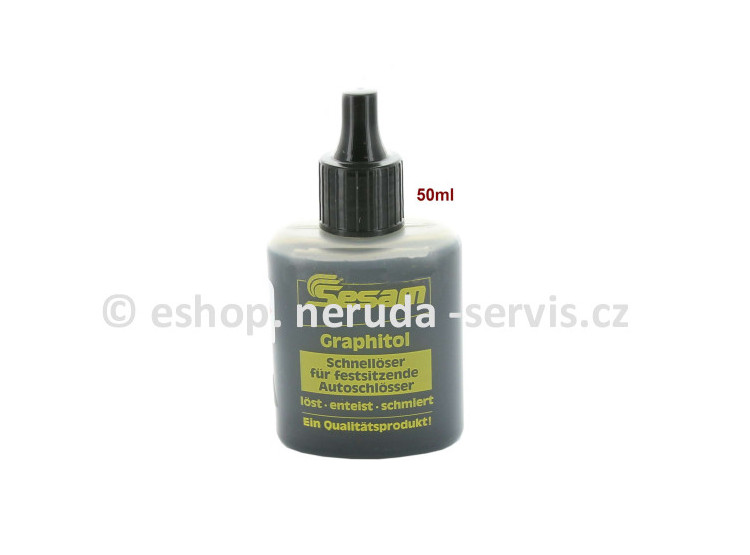 Grafitový olej pro zámky