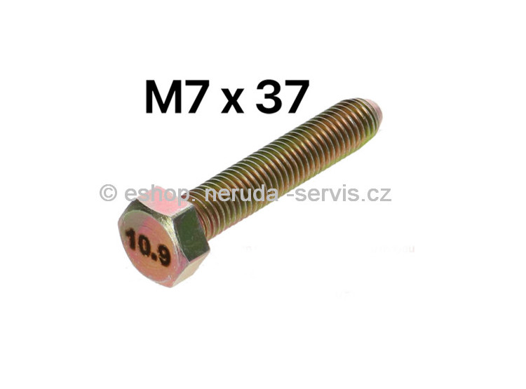 Šroub čepu řízení M7 x 37.0mm