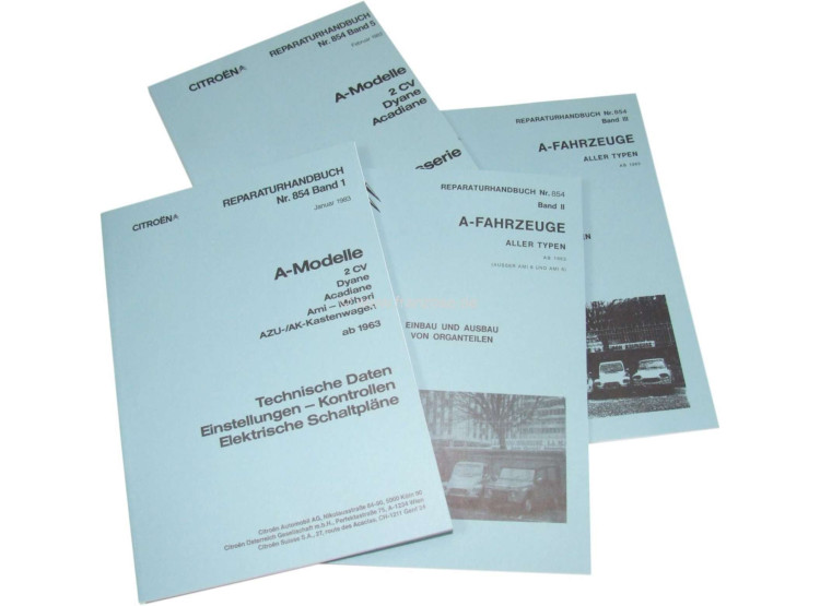 Dílenský servisní manuál 2CV/ Dyane/ Acadiane/ Mehari