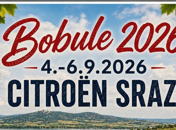 Setkání Citroënů BOBULE 2026