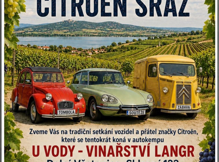 Setkání Citroënů BOBULE 2026